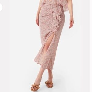 Katharine Kidd sz 6 orange tulip lilya skirt nwt